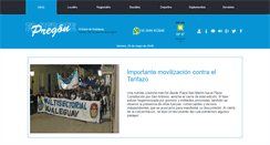 Desktop Screenshot of diariodebatepregon.com